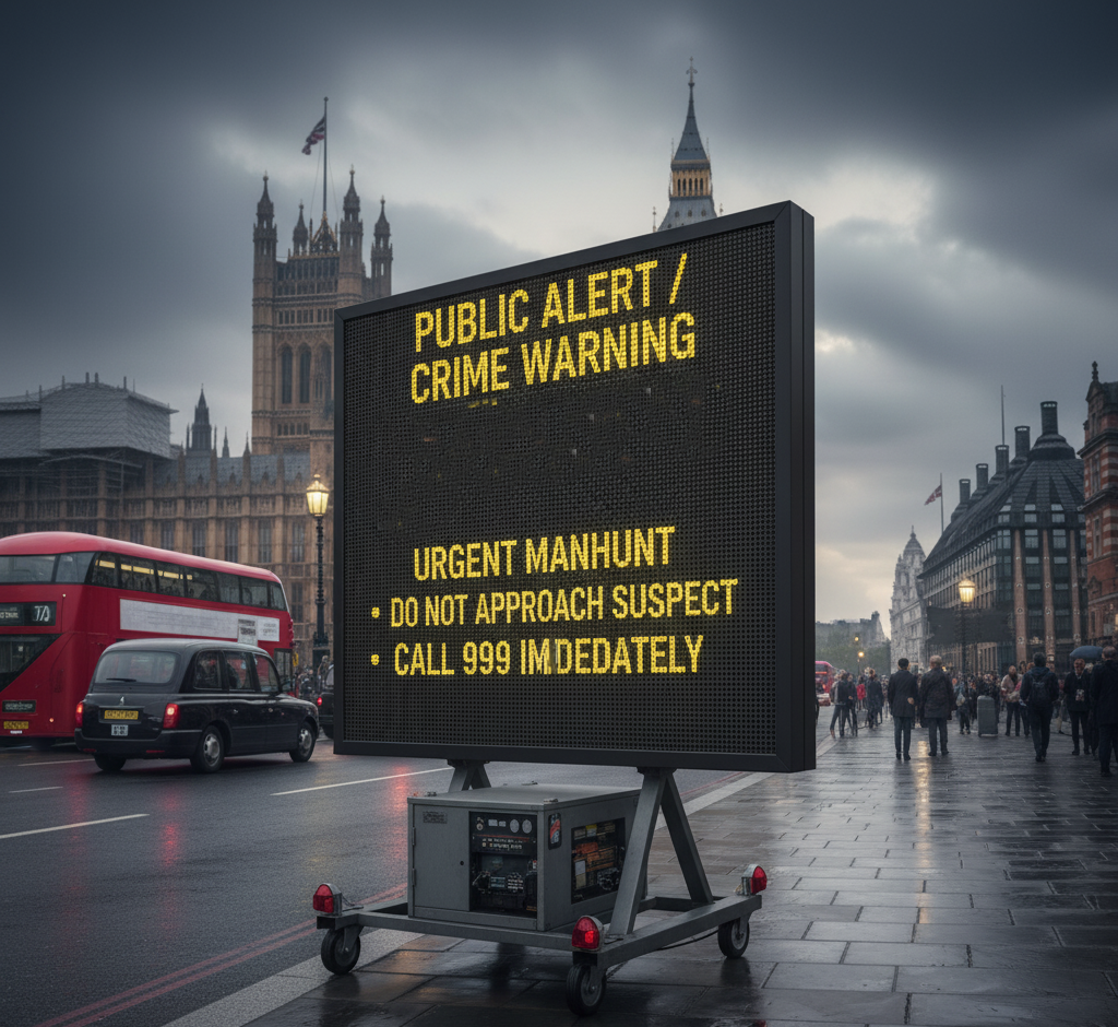 “HMP Wandsworth prison exterior in London, security fencing visible”